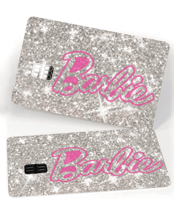 SILVER ULTRA BLING REFLECTIVE PINK GIRL - Exotix Card