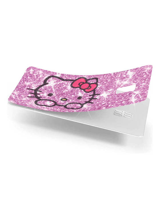 Pink Ultra Bling Reflective Big Pink Cat - Exotix Card