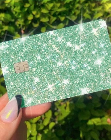 BLING REFLECTIVE BACK INFORMATION GREEN - Exotix Card