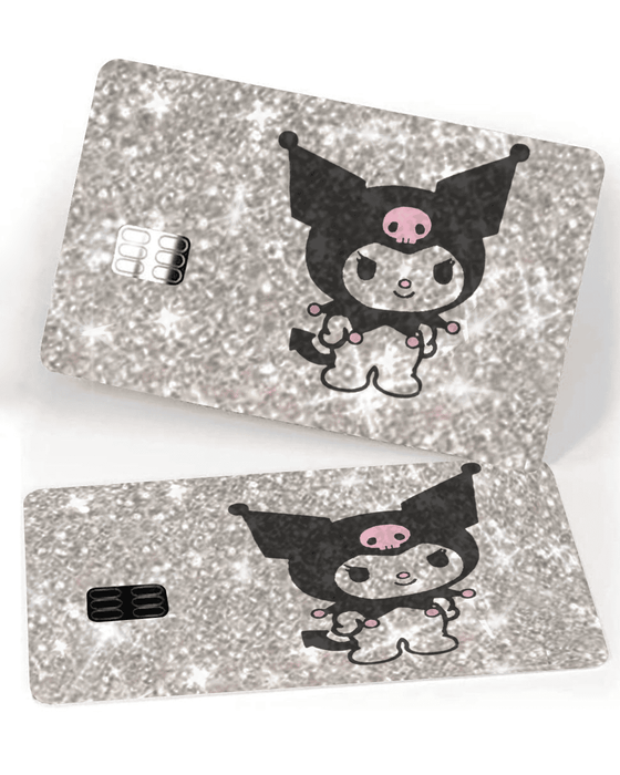 Silver Ultra Bling Reflective Friend Cat - Exotix Card