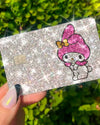 SILVER ULTRA BLING REFLECTIVE FRIEND PINK CAT