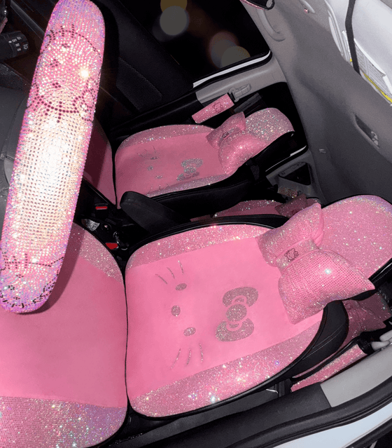 Luxury Seat Cover Kitty Full Set Universal