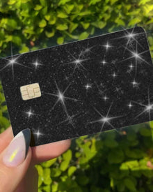  Skin Ultra Bling Reflective Back Information Black - Exotix Card